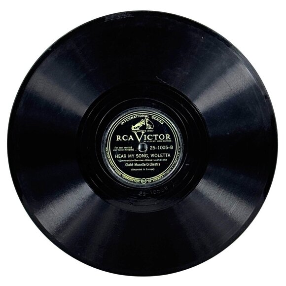 Glahe Musette Orchestra Bartender Polka 10in 78 RPM RCA Victor 25-1005 - Picture 4 of 4